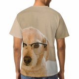 yanfind Adult Full Print T-shirts (men And Women) Accessory Adorable Bed Bedroom Calm Comfort Cozy Creature Cute Dog