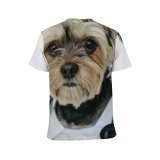 yanfind Adult Full Print T-shirts (men And Women) Adorable Button Charming Chordate Cloth Concept Space Cute Doctor Dog Fluffy Friendly
