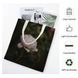 yanfind Great Martin Canvas Tote Bag Double Flower Plant Rose Grey Petal Peony Acanthaceae Geranium white-style1 38×41cm