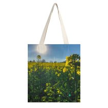 yanfind Great Martin Canvas Tote Bag Double Field Grassland Outdoors Countryside Farm Meadow Rural Plant white-style1 38×41cm