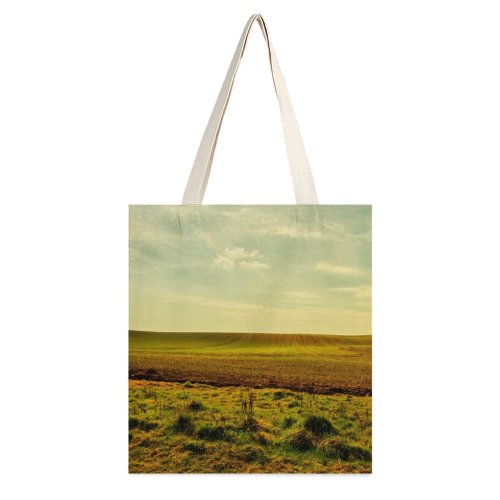 yanfind Great Martin Canvas Tote Bag Double Field Grassland Outdoors Landscape Countryside Cliff Ln Bridlington Yo Uk East white-style1 38×41cm