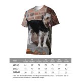 yanfind Adult Full Print T-shirts (men And Women) Accessory Adorable Attentive Brick Wall Calm Cement Charming Chordate Concrete Cute Daylight