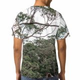 yanfind Adult Full Print T-shirts (men And Women) Alone Anonymous Branch Brunette Calm Casual Deciduous Faceless Female Flora Foliage