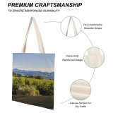 yanfind Great Martin Canvas Tote Bag Double Field Grassland Outdoors Countryside Farm Rural Meadow Pasture Ranch Grass Plant Stock white-style1 38×41cm