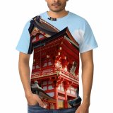 yanfind Adult Full Print T-shirts (men And Women) Ancient Architecture Building Castle Daylight Japan Roof Shrine