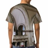 yanfind Adult Full Print T-shirts (men And Women) Aged Arch Arched Architecture Archway Art Attract Building Ceiling Classic Classy Column