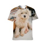 yanfind Adult Full Print T-shirts (men And Women) Anonymous Attention Attentive Blurred Canid Caress Creature Crop Curious Dog Doggie