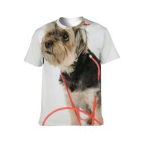 yanfind Adult Full Print T-shirts (men And Women) Adorable Ambulance Attentive Charming Chordate Concept Cute Decorative Doctor Dog Fluffy Focus