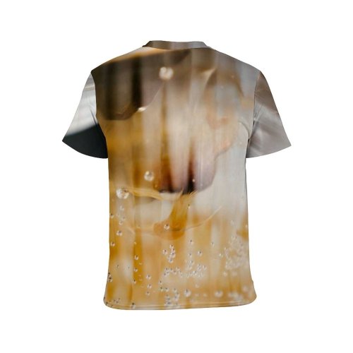 yanfind Adult Full Print T-shirts (men And Women) Alcohol Bar Bitter Bubbles Clear Cocktail Cool Crystal Details Gin Glass