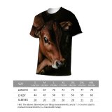 yanfind Adult Full Print T-shirts (men And Women) Agriculture Farm Grass Milk Portrait Bull Cow Baby Calf Barn Hay Cattle