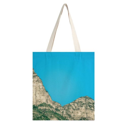 yanfind Great Martin Canvas Tote Bag Double Cliff Outdoors Ocean Love Monterrey Nuevo León Mexico Range Peak Sea white-style1 38×41cm