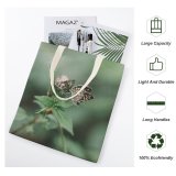 yanfind Great Martin Canvas Tote Bag Double Butterfly Insect Invertebrate Araguaína Brazil Moth Plant Leaf Planter Flora Herbs Jar white-style1 38×41cm