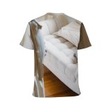 yanfind Adult Full Print T-shirts (men And Women) Abdomen Anticipate Await Belly Calm Care Casual Comfort Couch Daytime Dog