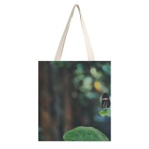 yanfind Great Martin Canvas Tote Bag Double Butterfly Insect Invertebrate Plant Frederik Meijer Gardens East Beltline Avenue Northeast Grand white-style1 38×41cm