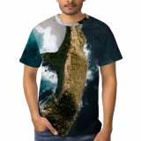 yanfind Adult Full Print T-shirts (men And Women) Aerial Photo Shot Bali Beach Coast Drone Footage Island Landscape Nusa Lembongan