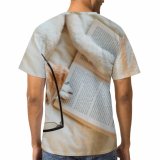 yanfind Adult Full Print T-shirts (men And Women) Adorable Home Bed Bedroom Blanket Bookworm Comfort Comfy Cozy Creature Curious