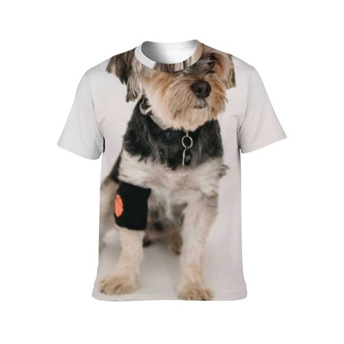 yanfind Adult Full Print T-shirts (men And Women) Adorable Care Creature Curious Cute Dog Fauna Fluff Friendly Funny Fur