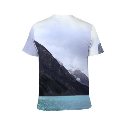 yanfind Adult Full Print T-shirts (men And Women) Altitude Boulder Cliff Cloud Cloudy Erosion Forest Formation Geology Height High Highland