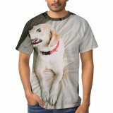 yanfind Adult Full Print T-shirts (men And Women) Adorable Bed Bedroom Calm Comfort Creature Crumple Curious Cute Dog Fauna