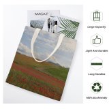 yanfind Great Martin Canvas Tote Bag Double Field Grassland Outdoors Countryside Mound Scenery Public Domain white-style1 38×41cm