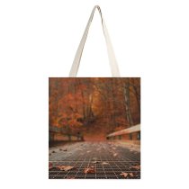 yanfind Great Martin Canvas Tote Bag Double Cucumber Falls Dunbar United States Bbq Autumn Leaf Leaves Outdoor Wood white-style1 38×41cm