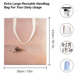 yanfind Great Martin Canvas Tote Bag Double Boat Transportation Vehicle Outdoors Sea Vessel Watercraft Land Ocean Shoreline Freedom Wanderer white-style1 38×41cm