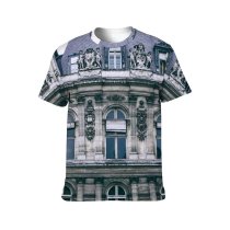 yanfind Adult Full Print T-shirts (men And Women) Aged Ancient Arched Architecture Art Attic Attract Building Classic Construction Daytime