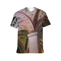 yanfind Adult Full Print T-shirts (men And Women) Aged Arch Architecture Archway Attract Building Cathedral Ceiling City Classic Colonnade Column