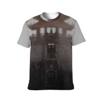 yanfind Adult Full Print T-shirts (men And Women) Aged Ancient Architecture Authentic Belief Buddhism Building Construction Dark Dense East