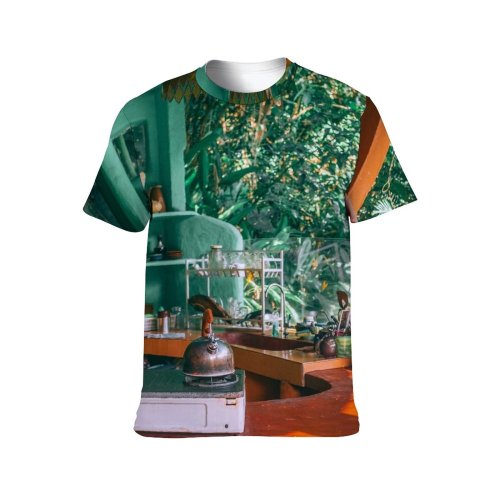 yanfind Adult Full Print T-shirts (men And Women) Aged Assorted Climbing Container Decor Decorative Drying Garden Gas Grow Handle