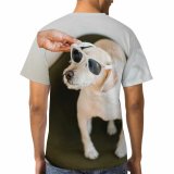 yanfind Adult Full Print T-shirts (men And Women) Anonymous Apartment Blogger Browsing Casual Cellphone Connection Crop Device Digital Dog