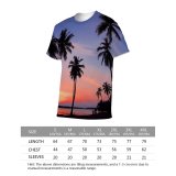 yanfind Adult Full Print T-shirts (men And Women) 4k Clouds Cool Desktop Dawn Dusk Idyllic Landscape Palm Trees Paradise Plants