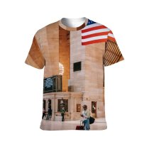 yanfind Adult Full Print T-shirts (men And Women) Aged America Arch Architecture Attract Balcony Brick Building Ceiling Classic Column Construction
