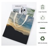 yanfind Great Martin Canvas Tote Bag Double Cloud Sky Outdoors Trentino white-style1 38×41cm
