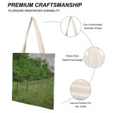 yanfind Great Martin Canvas Tote Bag Double Field Grassland Outdoors Grass Plant Countryside Farm Rural Meadow Tree Pasture Ranch white-style1 38×41cm