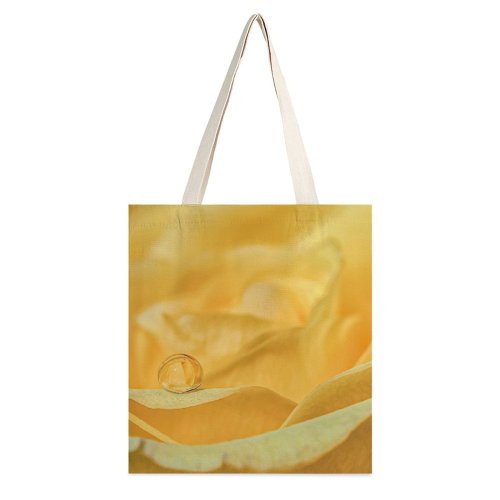 yanfind Great Martin Canvas Tote Bag Double Droplet Flower Rose Plant Petal Accessories Accessory Jewelry Ring Outdoors Meditative white-style1 38×41cm