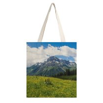 yanfind Great Martin Canvas Tote Bag Double Field Grassland Outdoors Lech Countryside Farm Rural Meadow Sterreich Range Balance white-style1 38×41cm