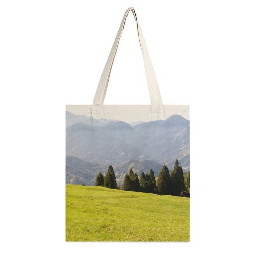 yanfind Great Martin Canvas Tote Bag Double Field Outdoors Grassland Countryside Farm Rural Meadow Abies Fir Plant Tree white-style1 38×41cm
