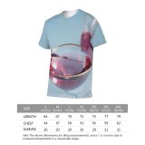 yanfind Adult Full Print T-shirts (men And Women) Alcohol Party Glass Luxury Wine Drop Still Liquid Crystal