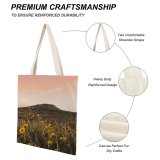 yanfind Great Martin Canvas Tote Bag Double Field Grassland Outdoors Countryside Farm Meadow Rural Plant Los Angeles Usa white-style1 38×41cm