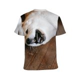 yanfind Adult Full Print T-shirts (men And Women) Adorable Affection Akita Inu Anonymous Friend Bestfriend Bonding Canidae Care Caress