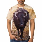 yanfind Adult Full Print T-shirts (men And Women) Agriculture Cattle Country Countryside Cow Eyelash Eyes Face Farm Farmland Field Fur