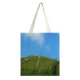 yanfind Great Martin Canvas Tote Bag Double Field Grassland Outdoors Mound Countryside Plant Tree Hill white-style1 38×41cm