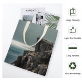 yanfind Great Martin Canvas Tote Bag Double Cliff Outdoors Birds Isle Skye United Grey Promontory Adventure Leisure Activities white-style1 38×41cm