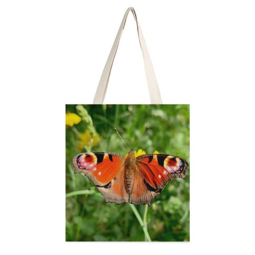 yanfind Great Martin Canvas Tote Bag Double Butterfly Insect Invertebrate Alp Espaa Monarch Fungus #ShotoniPhone white-style1 38×41cm