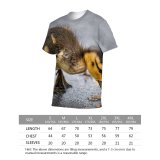yanfind Adult Full Print T-shirts (men And Women) Adorable Aqua Asphalt Avian Beak Bird Calm Cute Duckling Ecology Feather Feed