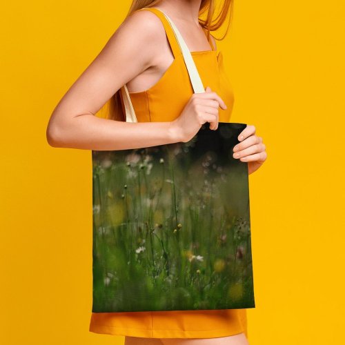 yanfind Great Martin Canvas Tote Bag Double Field Grassland Outdoors Countryside Farm Rural Meadow Plant Grass Flower Public white-style1 38×41cm