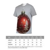 yanfind Adult Full Print T-shirts (men And Women) Advent Ball Bauble Celebrate Christmas Colorful December Decor Decorate Decoration Decorative Design