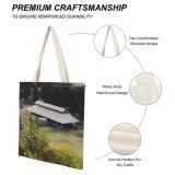 yanfind Great Martin Canvas Tote Bag Double Building Outdoors Countryside Rural Hut Plant Tree Housing Vic Australia Cottage white-style1 38×41cm
