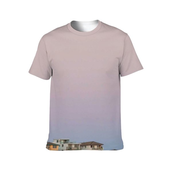 yanfind Adult Full Print T-shirts (men And Women) Aged Architecture Building Cloudless Colorful Complex Construction Space Daytime District Dwell Evening